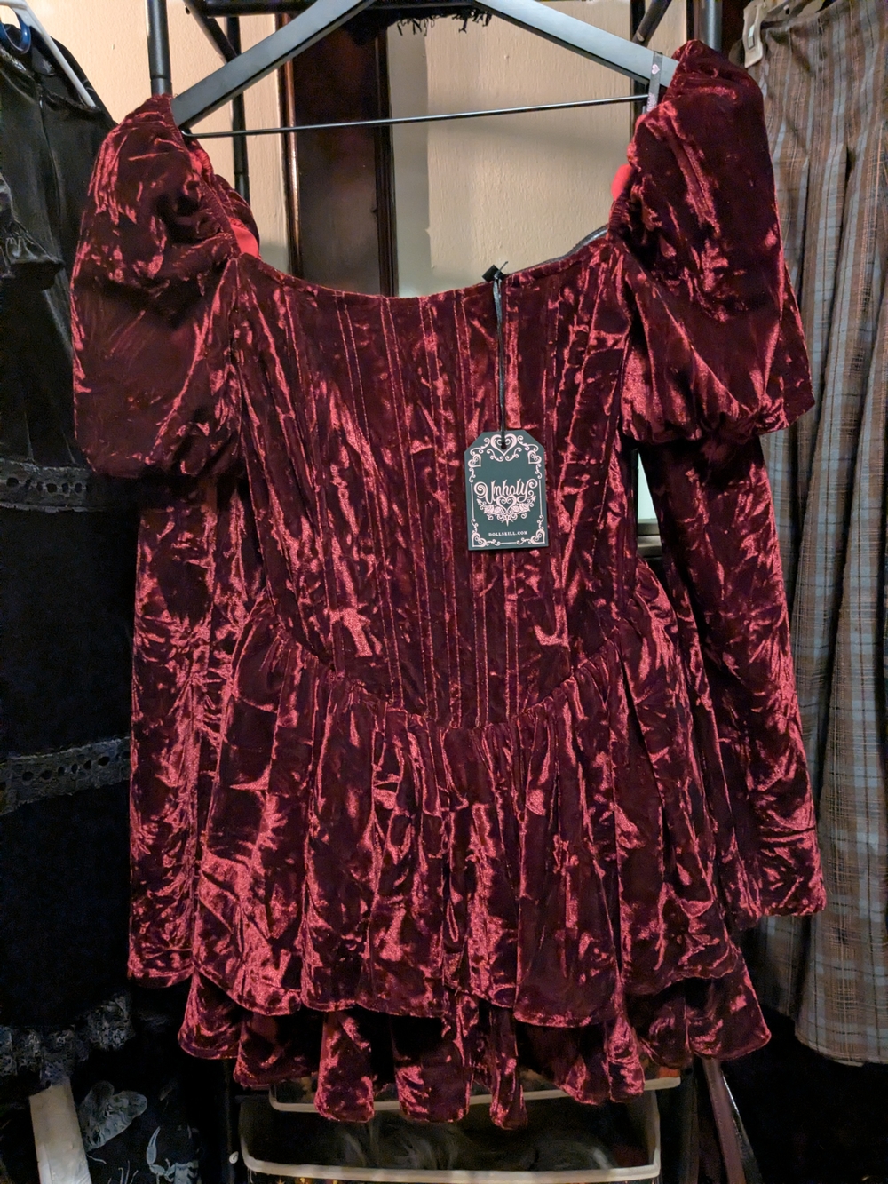 Dolls Kill Unholy Haunted Hearts Mini Dress